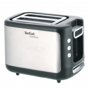 Тостер Tefal TT365031, 850 Вт, 7 режимов прожарки, 2 тоста, серебристо-чёрный