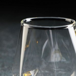 Набор для напитков из стекла Magistro «Льдинка», 5 предметов: кувшин 1,6 л, 4 кружки 300 мл