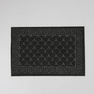 Коврик влаговпитывающий «Чешуйки», 40x60 см, цвет серый