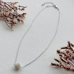 Кулон на цепочке из Агата