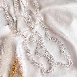 Бусины для украшений из Горного Хрусталя крошка