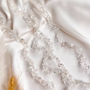 Бусины для украшений из Горного Хрусталя крошка