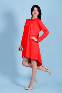 Платье П 539 (красный)