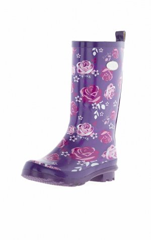 Резиновые сапоги для девочки Reike RRR18-021 Roses violet