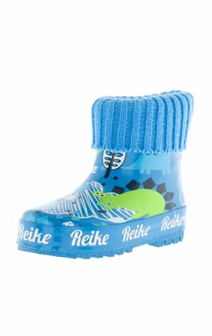 Резиновые сапоги для мальчика Reike RRR18-013 Dinasour blue