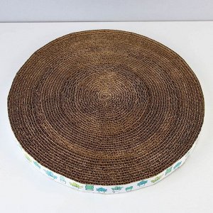 Круглая когтеточка «Кактусы», 32 см
