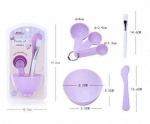 Nail Art Набор для приготовления масок, 6 предметов, розовый
