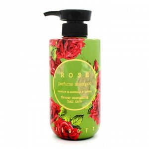 Шампунь, парфюмированный Роза /Jigott Rose Perfume Shampoo, JIGOTT, Ю.Корея, 500 г, (25)