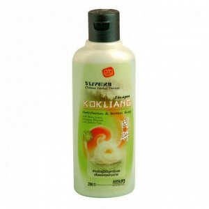 Kokliang Натуральный травяной шампунь против перхоти / Chinese Herbal Therapy Anti-Hairloss &amp; Soothes Scalp Shampoo, 200 мл
