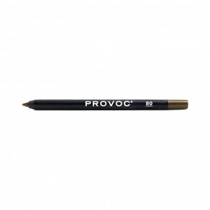 Provoc Гелевый карандаш-подводка для глаз водостойкий / Semi Permanent Gel Eye Liner №80 Practically Magic