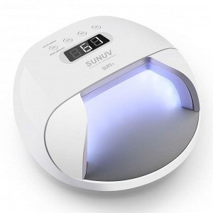 SUNUV Лампа для маникюра UV/LED 7, 24/48 Вт, белый