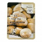 3W Clinic Тканевая маска для лица с экстрактом картофеля / Fresh Potato Mask Sheet, 23 мл