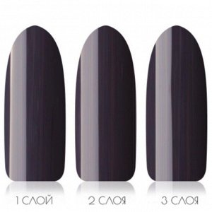 Uno Гель-лак для ногтей / Dark Basalt 177, черно-фиолетовый, 12 мл