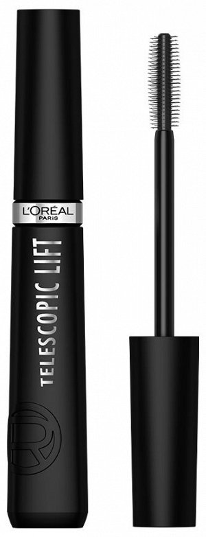 Лореаль Париж, Тушь для Ресниц TELESCOPIC Lift +5 мм удлинения Черная, Loreal Paris EXPS