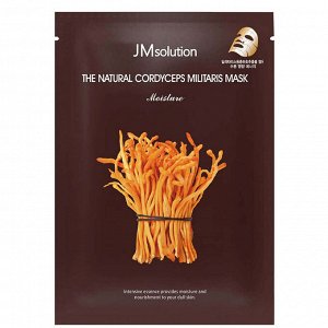 JMsolution Тканевая маска увлажняющая с экстрактом гриба Кордицепс Милитарис HE NATURAL CORDY 30мл