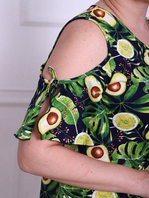 Платье Тропиканка Авокадо-2