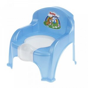 Горшок-стульчик детский (синий) 3303360 РОССИЯ