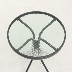 Набор мебели: Стол и 2 кресла на круглой подставке