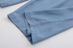 Женские широкие брюки на резинке