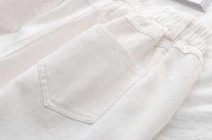 Женские хлопковые брюки на резинке