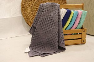 Полотенце вафельное, 260 гр/м2,цвет: 910-СЕРЫЙ