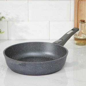 Набор посуды №1 «Гранит», 3 предмета: сковорода d=26 см, ковш 1,7 л, кастрюля 5 л, крышки, антипригарное покрытие