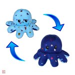 Игрушка мягкая Осьминог ВЫВЕРНУШКА с блёстками, 15-20см, 8 цветов (264-299)