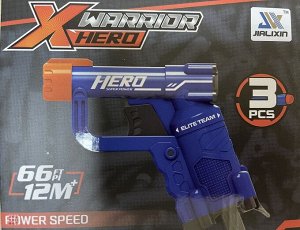 Пистолет-бластер X-Warrior с мягкими патронами 7244