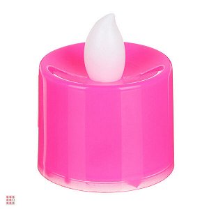 Фонари декоративные в виде свечей, пластик, LED, 4*4,5см,