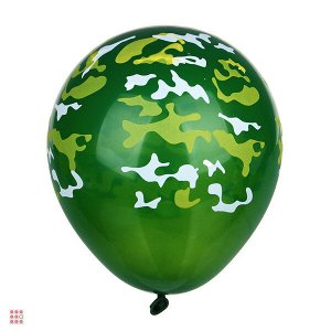 Набор воздушных шаров 5 шт, 12", латекс, камуфляж
