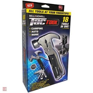 Многофункциональный молоток - гвоздодер Bellhowell Tac Tool 18 в 1