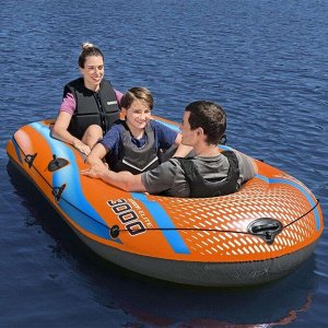 Надувная лодка трехместная Bestway Kondor Elite 3000 Raft / 246 x 122 см