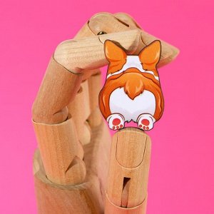 Значки деревянные, неразлучники «Одно приключение», 2 шт., 8 х 12 см.