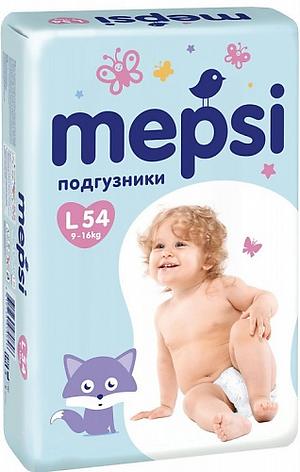 Детские подгузники «MEPSI L54 premium" 9-16 кг