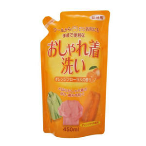 Гель для стирки одежды из деликатных тканей "Rocket Soap - цветок апельсина", 450 мл (мягкая упаковка)