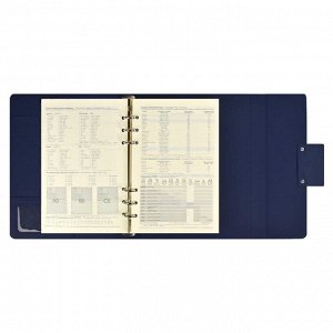 Ежедневник-органайзер недатированный, формат А5+, 150 л., твёрдый переплёт, блинтовое тиснение