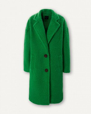 Пальто жен. (166340) зеленый