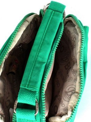 Сумка женская текстиль BoBo-9050,  2отд,  плечевой ремень,  зеленый 255279