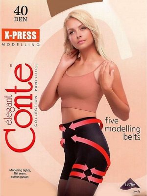 CON-X-Press 40/3 Колготки CONTE сильная утяжка