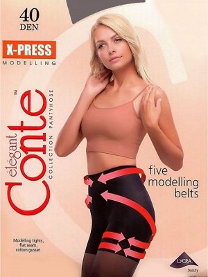 CON-X-Press 40/2 Колготки CONTE сильная утяжка