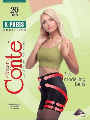 CON-X-Press 20/3 Колготки CONTE сильная утяжка