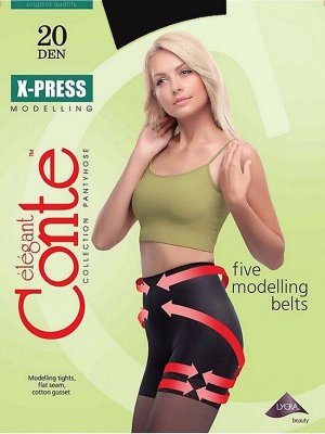 CON-X-Press 20/5 Колготки CONTE сильная утяжка