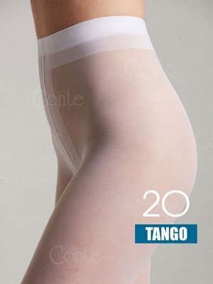 CON-Tango 20/1 Колготки CONTE белые без шортиков