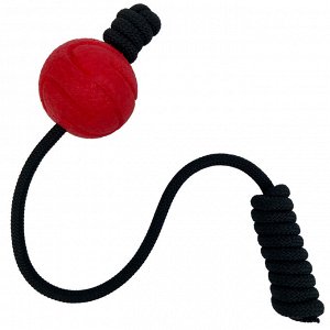 Игрушка Mr.Kranch для собак Мяч на шнуре 6 см красная