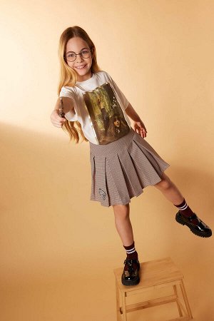 Футболка с короткими рукавами и шпилькой для девочек «Гарри Поттер» (2 шт.)