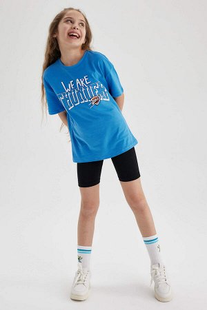 Футболка свободного кроя с коротким рукавом NBA Oklahoma City Thunder для девочек