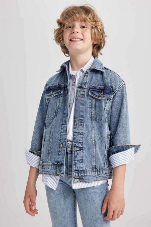 Джинсовая куртка для мальчика