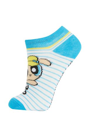 Комплект из 3 носков с принтом PowerPuff для девочек с лицензией для девочек