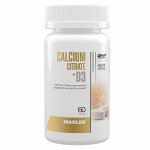Кальций MAXLER Calcium Citrate + D3 - 60 таб