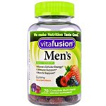 VitaFusion, Мультивитамины для мужчин, натуральный вкус ягод, 70 жевательных таб.